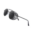 thumbnail image 4 of Steampunk Sunglasses Metal Frame Side Gothic Glasses for Women Red, 4 of 7
