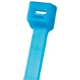 thumbnail image 2 of Cable Tie, 8 in L, 2 in Max Bundle Dia., Blue, Tefzel, 30 lb Strength, 100 PK, 2 of 2