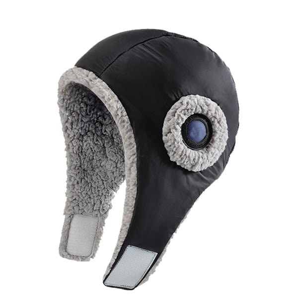 Gorros de invierno para hombres y mujeres, versátiles, a prueba de viento y salpicaduras de agua, gorro cálido con protección para las orejas engrosado