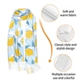 thumbnail image 3 of Shawl Wraps for Women - Cute Lemon Ice Blue Oversized Fall Winter Fashion Blanket Scarf for Women, 3 of 6