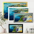thumbnail image 4 of Designart 'The Blue Ocean By Rocky Cliffs II' Nautical & Coastal Framed Art Print, 4 of 4