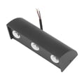thumbnail image 4 of Luces de pared LED Jadeshay modernas de 3 luces exteriores IP65, 4 of 8