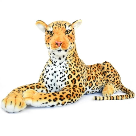 Lahari The Leopard - 42 Inch (Tail Measurement Not Included) Big Stuffed Animal Plush Cat price history on PriceWatchPro