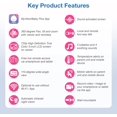 thumbnail image 2 of JOYIN Upgraded- VM901 WiFi Baby Monitor, 5-inch 720p Display, 1080p Camera, True-Color DayVision, HD NightVision, lly Remote Pan Tilt Zoom, 2-Way Talk, Free Remote Access, Works with iOS, Android, 2 of 5