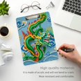 thumbnail image 5 of FMSHPON Green Dragon Cloud Clipboard Hardboard Wood Nursing Clip Board and Pull for Standard A4 Letter 13x9 inches, 5 of 8