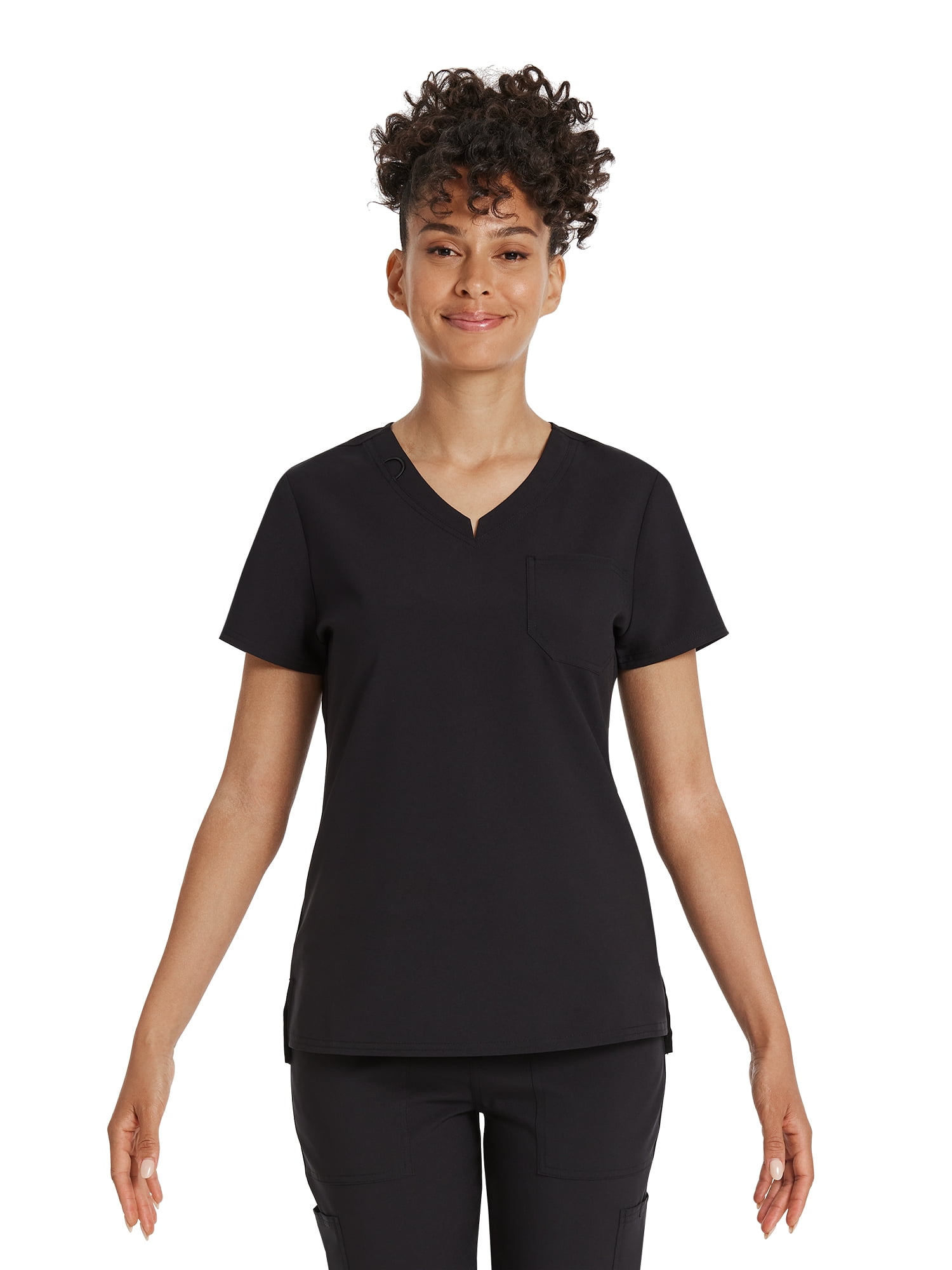 Scrubstar Women's Core Essentials Stretch V-Neck Scrub Top, Sizes XS-3XL