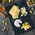 thumbnail image 5 of Constellation Cutting Board, Milky Way Inspired Pattern with Cluster of Fixed Stars in Night Sky, Decorative Tempered Glass Cutting and Serving Board, Large Size, Blue Dark Blue White, by Ambesonne, 5 of 5