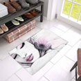 thumbnail image 3 of MKHERT Watercolor Fashion Young Beautiful Woman with Pink Flower Doormat Rug Home Decor Floor Mat Bath Mat 23.6x15.7 inch, 3 of 3
