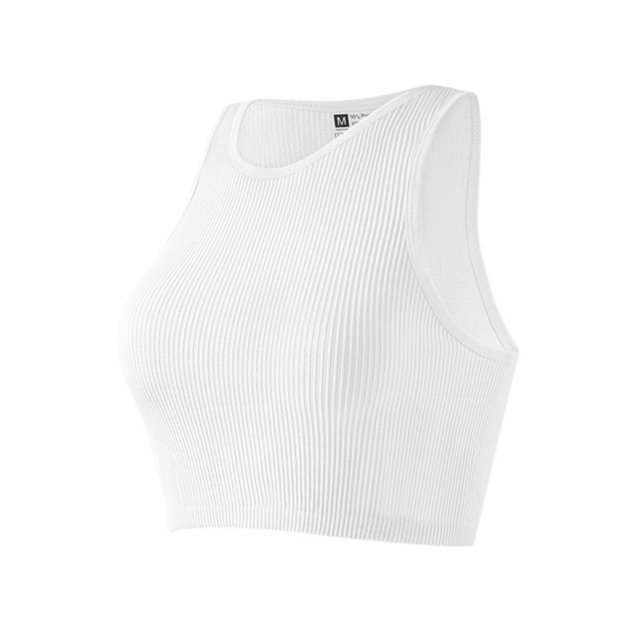 Baberdicy Camisole Tops for Women Women's 1 Piece Crop Tank Tops Ribbed Seamless Workout Sleeveless Shirts Racerback Crop Tops