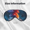 thumbnail image 5 of Fuzoiu Modern Art Red And Blue Colors Print Sleep Masks,Eye Masks with Adjustable Strap for Sleeping,Night Eye Shade for Women Men,Eye Cover for Full Night's Sleep, Travel and Nap, 5 of 7