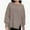 Coffeegrey, variant on Womens Plus Size Oversized Sweatshirt Crewneck Long Sleeve Casual Pullover Preppy Fall Side Split Tops
