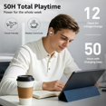 thumbnail image 4 of TOZO T6 AI Translation Wireless Earbuds - 100+ Languages, 9H/50H, Stereo Bass, AI Clear Mics, Wireless Charging Case, App-32EQ, IPX8 Waterproof, Bluetooth 5.3 in Ear Headphones Perfect for Daily Life, 4 of 9