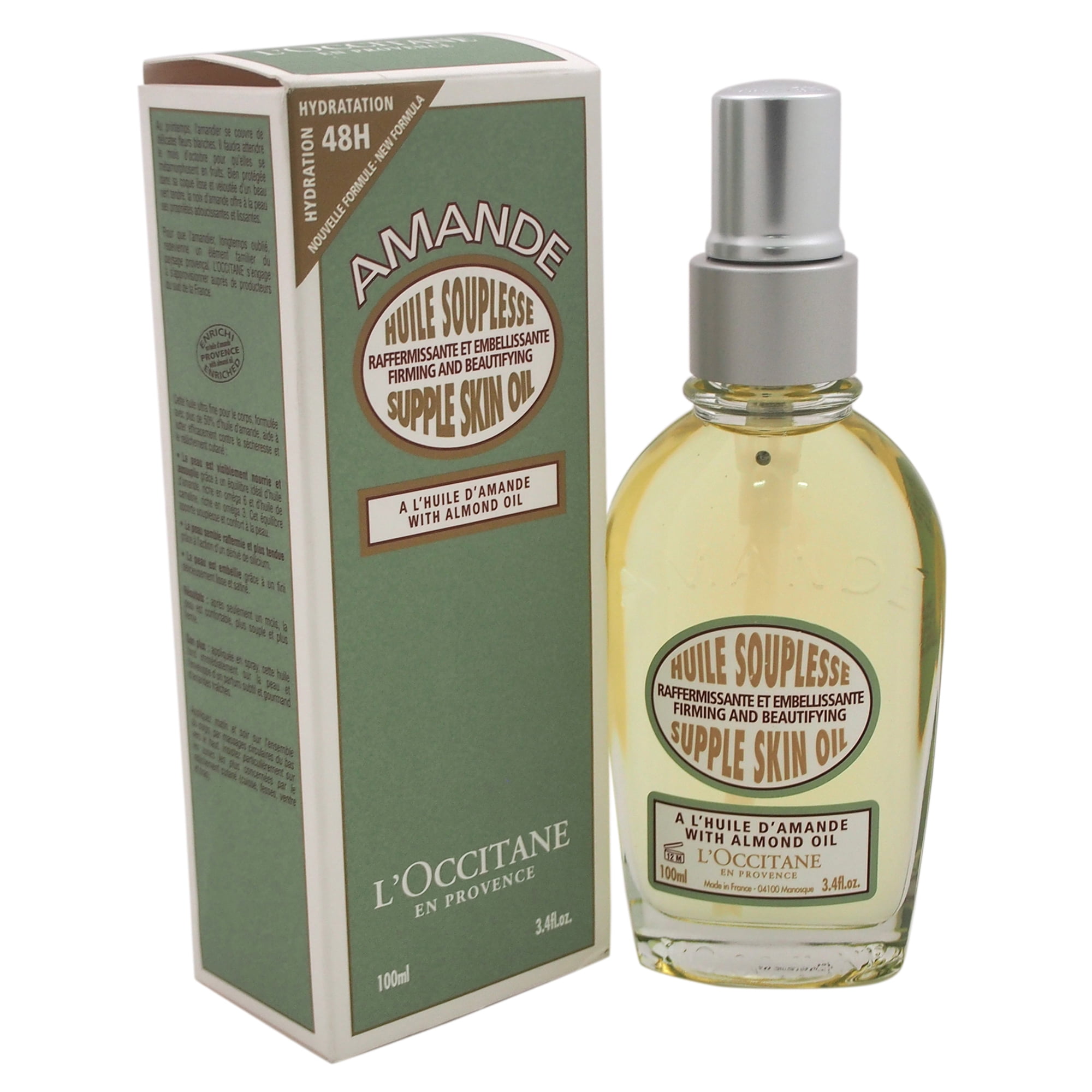 Almond Supple Skin Oil by LOccitane for Unisex 3.4 oz Body Oil