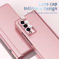 thumbnail image 5 of Allytech for Galaxy Z Fold 3 Case with S Pen Holder, All-Inclusive Magnetic Hinge Protection Camera Len Protective Case for Samsung Galaxy Z Fold3 5G 2021, Pink, 5 of 7