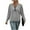 Gray, variant on HAiming Womens Tops Long Sleeve Half Zip Crew Neck Solid Color Shirt Casual Pullover Fall Trendy Clothes