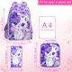 thumbnail image 4 of Mochila UFNDC Cat para niñas con lonchera de 16 pulgadas resistente al agua, 4 of 8