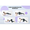 thumbnail image 5 of Pilates Board Multifunctional Abdominal Board with Ski Function - Pilates Reformer Set, Pilates Reformer Board for Full Body Workout, 15 in1 Pilates Sliding Board, 5 of 11