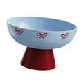 thumbnail image 4 of Frutero con base de drenaje desmontable, recipiente para aperitivos, expositor multiusos para encimera de cocina, cuenco decorativo moderno, soporte Azul, 4 of 8