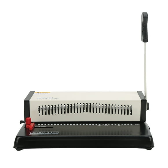 Multifunctional Loose Leaf Hole Punch Desktop Paper Punching Binding Tool 9.5mm Pitch