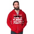 thumbnail image 4 of Juan That I Want Funny Pickup Line Zip Hoodie Sweatshirt Men Brisco Brands M, 4 of 6