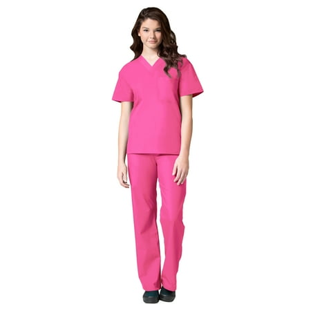 

Maevn Core Unisex V-Neck Scrub Top & Unisex Seamless Scrub Pant Set