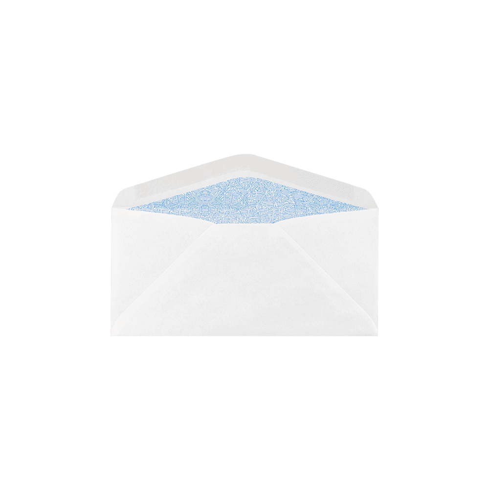 LUXPaper #7 Regular Envelopes, 3 3/4 x 6 3/4, White, 250/Pack
