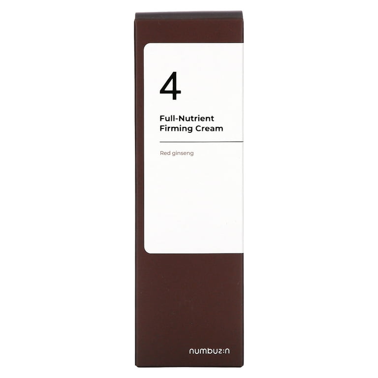 Numbuzin No.4 Full-Nutrient Firming Cream, Red Ginseng, 2.02