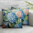 thumbnail image 3 of Nawypu  Throw Pillow Covers, Watercolor Hydrangea Blue Flower Home Decorative Pillowcases Cushion Case Covers for Couch Bed Sofa, 3 of 5