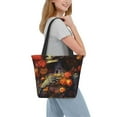 thumbnail image 2 of Balery Vintage Floral Skull Bolsa de Hombro con Diseño, Bolsa Grande y Duradera, Bolsa Versátil para Compras, 2 of 6