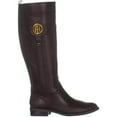 thumbnail image 3 of Tommy Hilfiger Womens Ilia4 Round Toe Knee High Riding, Dark Brown, Size 6.5, 3 of 5