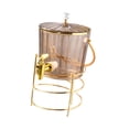 thumbnail image 1 of Beverage Dispenser Cold Water Jug Drink Dispenser for Kitchen Home Household brown, 1 of 8