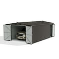 thumbnail image 2 of Sunjoy 13 ft. x 20 ft. Outdoor Storage Shed, Carport, Tan, 2 of 11