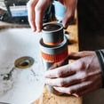 thumbnail image 1 of WACACO Pipamoka Portable Coffee Maker, Single Serve Coffee brewer, All-in-one Vacuum Pressured,Insulated Travel Mug, Hand Powered and Filter Pressure Brewer, Stainless Steel Thermo Cup, 10 f, 1 of 9