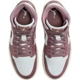thumbnail image 3 of Women's Air Jordan 1 Mid Pure Platinum/Sky J Mauve-Sail (BQ6472 050) - 12, 3 of 5