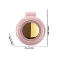 thumbnail image 2 of Pequeño ventilador de cuello de cintura con clip de torbellino, ventilador recargable portátil para exteriores, mini ventilador de torbellino para ventilador de clip de cintura (ROSA), 2 of 5