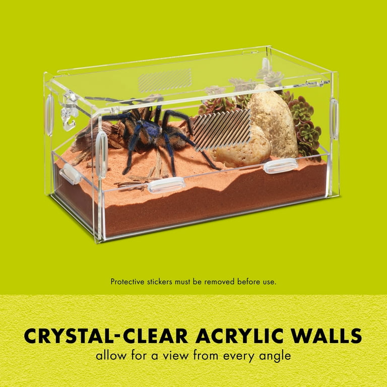 Zilla Micro Habitat Terrariums with Locking Latch Terrestrial for