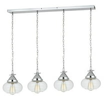 FX-3624-4P-Cal Lighting-Maywood-Four Light Pendant in Modern Style-44 Inches Wide by 9 Inches High