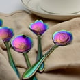 thumbnail image 3 of 8Pcs Flower Stainless Steel Coffee Tea Cup Spoon Teaspoon Kitchen Tool Gift, 3 of 10
