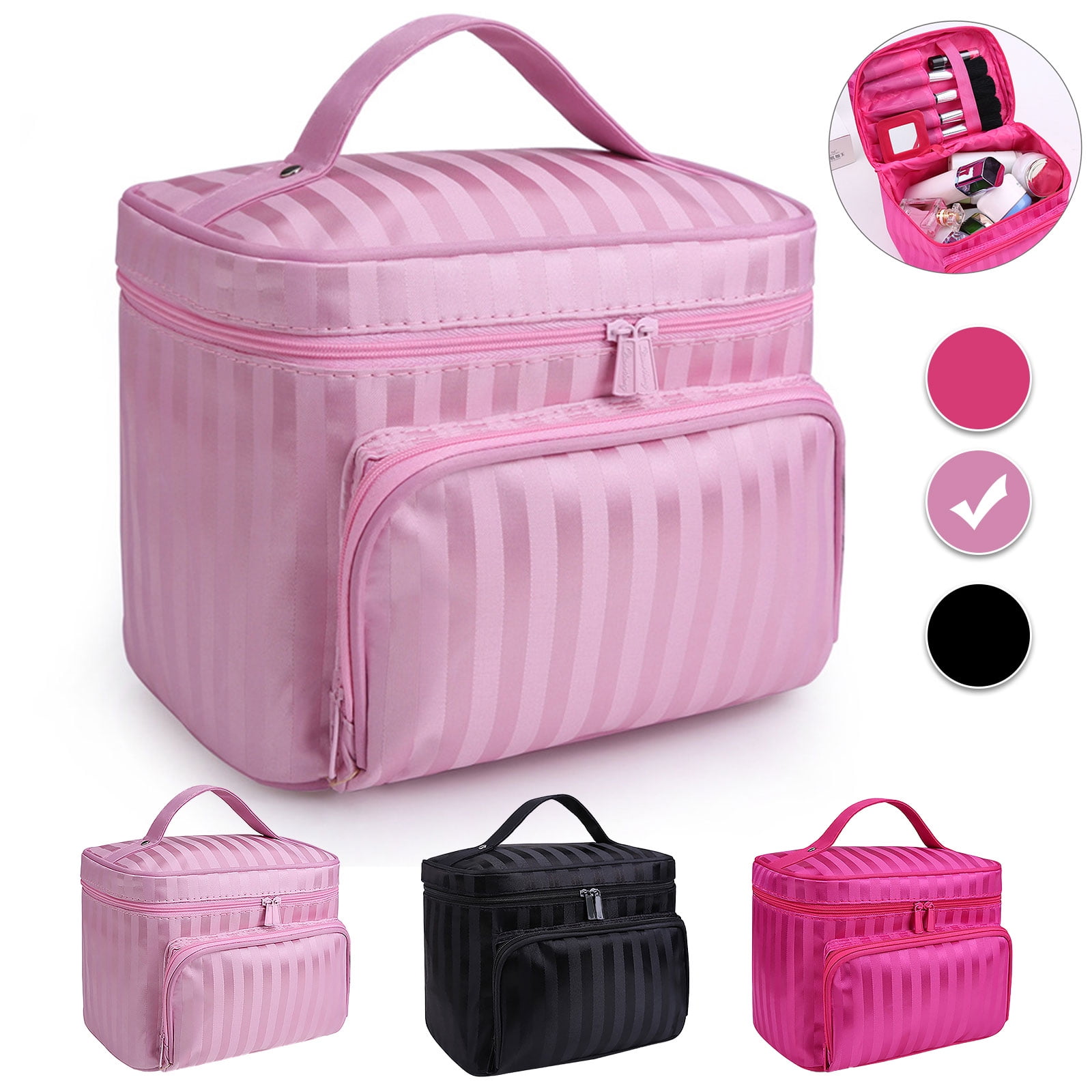 EEEkit Portable Makeup Travel Case, Waterproof Toiletry Storage Bag ...