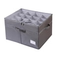 thumbnail image 4 of Organizador de zapatos Strade Fareast Limited contenedor de 16 compartimentos Gris, 4 of 8