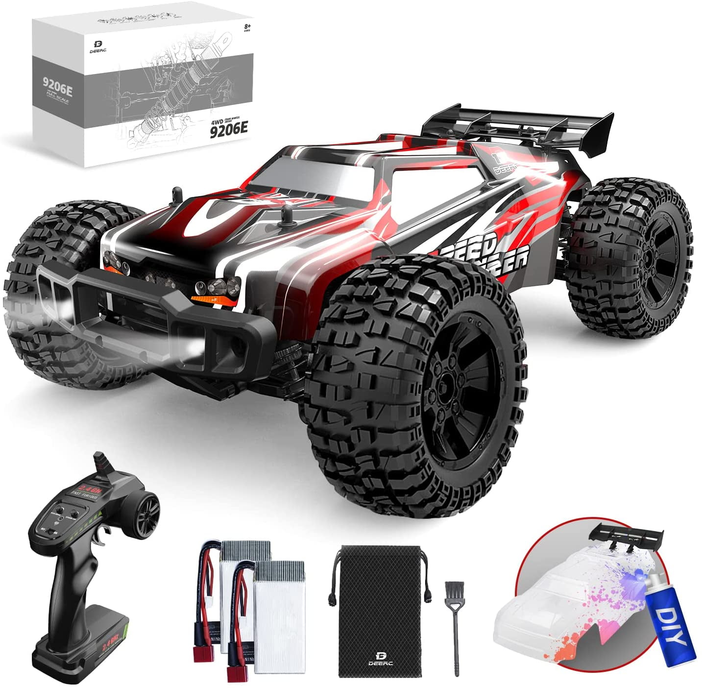 Stunt RC Car Remote Control Car NQD Double Sided Rotating Tumbling 2.4GHz 4WD Off Road Toy Car 2.4Ghz Radio Remote Control Car 4WD High Speed Racing All Terrain Climbing Car Gift for Boys 