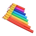 thumbnail image 3 of Tubos de sonido musicales Conjunto diatónico de 8 herramientas de enseñanza instrumentos en el aula de 8 tonos tubo de sonido para niños preescolar con cuerda, 3 of 10