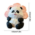 thumbnail image 3 of Resin Pandas Ornament, Handcrafted Desktop Decor, Unique Cute Design, Versatile for Home Office Decor, Ideal as Wedding Birthday Housewarming Gifts, Enhances Space Ambiance, 3 of 6