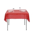 thumbnail image 4 of BalsaCircle 54" x 54" Square Sequined Tablecloth Wedding Party Catering Linens Red, 4 of 4