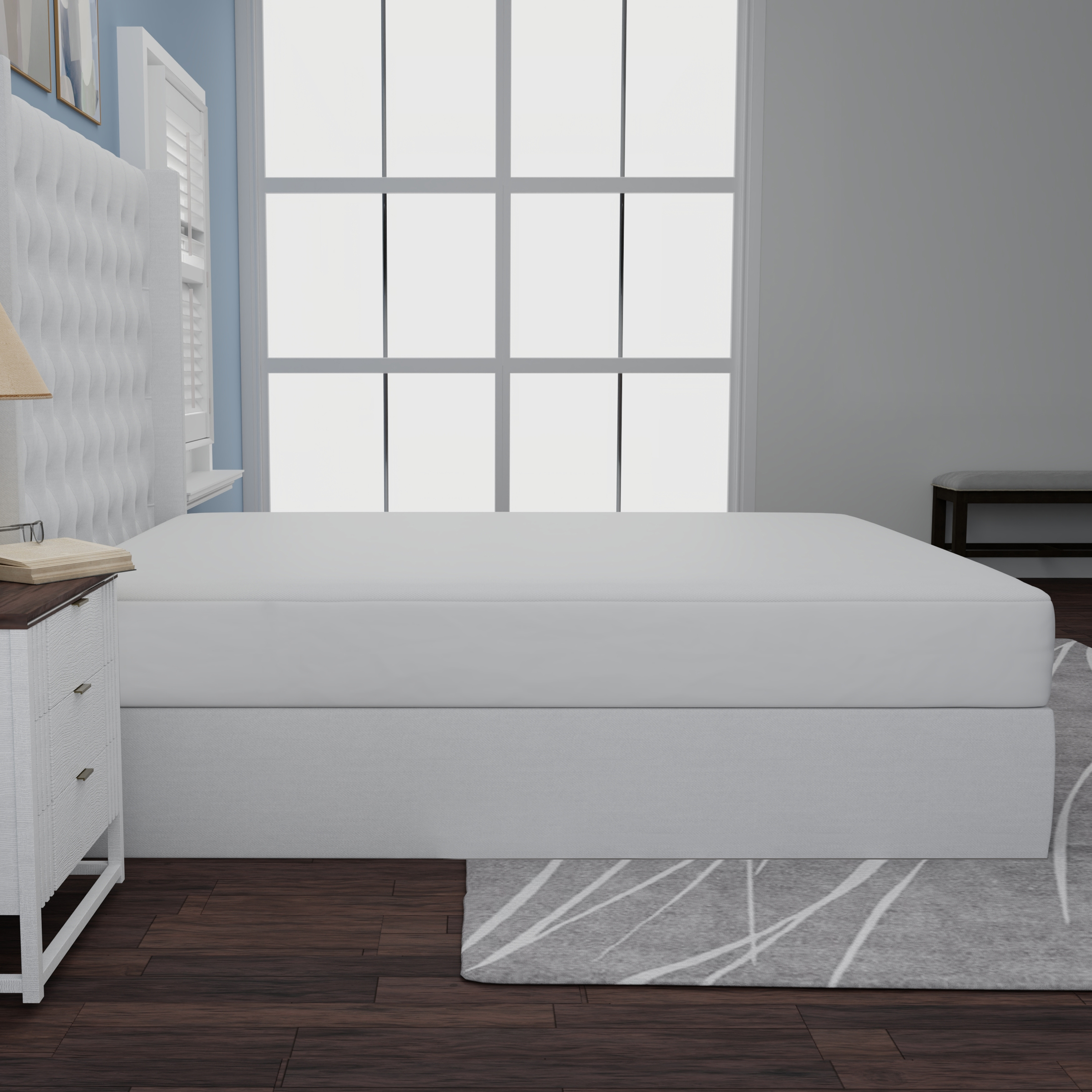 All-in-One Waterproof Fitted Mattress Protector, Queen