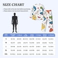 thumbnail image 4 of Lsque Dinosaur Pattern Long Sleeve Pajama Set for Men - Soft 2-Piece Sleepwear and Loungewear Set with Pockets, Comfy Nightwear-Small, 4 of 7