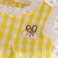thumbnail image 5 of TOWED22 Baby Girl Clothes 2 Piece Toddler Outfits Sleeveless Floral Lace Vest Top Long Linen Pants Set(Yellow,5-6 Y), 5 of 9