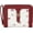 Bow Red, variant on Bow Women's Wallet Cute Bifold Zipper Around Wallet for Women RFID Credit Card Holder Purse for Ladies Aesthetic Leather Card Holder Purse