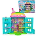 thumbnail image 1 of Gabby's Dollhouse, 15 Pc Celebration Dollhouse, 25-Inches Tall, with Toy Figures, Doll House Furniture & 10 Sounds, Kids Toys for Girls & Boys Ages 3+, 1 of 5