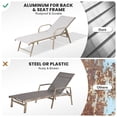 thumbnail image 6 of Crestlive 2-Piece Aluminum Patio Pool Chaise Lounge, 5-Position, Mix Color, 6 of 8